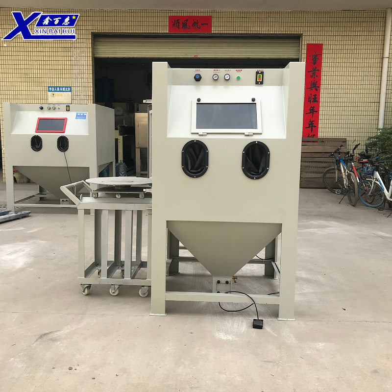 手动喷砂机1010推车转盘轮毂