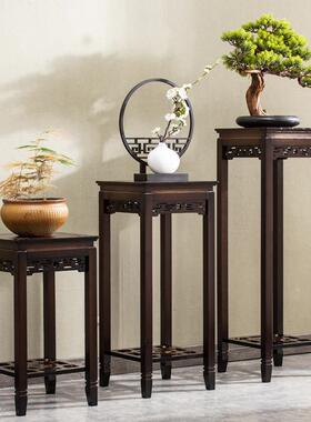 花架客子室置内花台花37633盆架厅落地吊兰架仿古花几中式竹式花