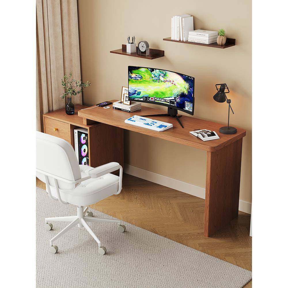 ?现代约实木可伸缩书桌简斗柜一体家床用小户型卧室头脑电桌UXL写,标准件/零部件/工业耗材,车间地垫,淘宝优惠券,粉丝福利购,淘宝优惠卷