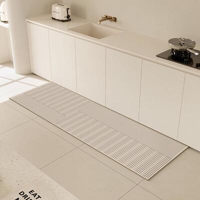 厨房地家垫吸水吸油硅脚藻ltao1004泥垫用地面防水防油垫速干防软