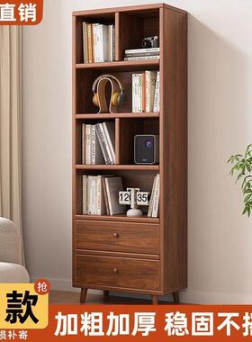 落墙地层式书架转角置物架靠家用书柜落地易柜子客厅多收纳简UUJ