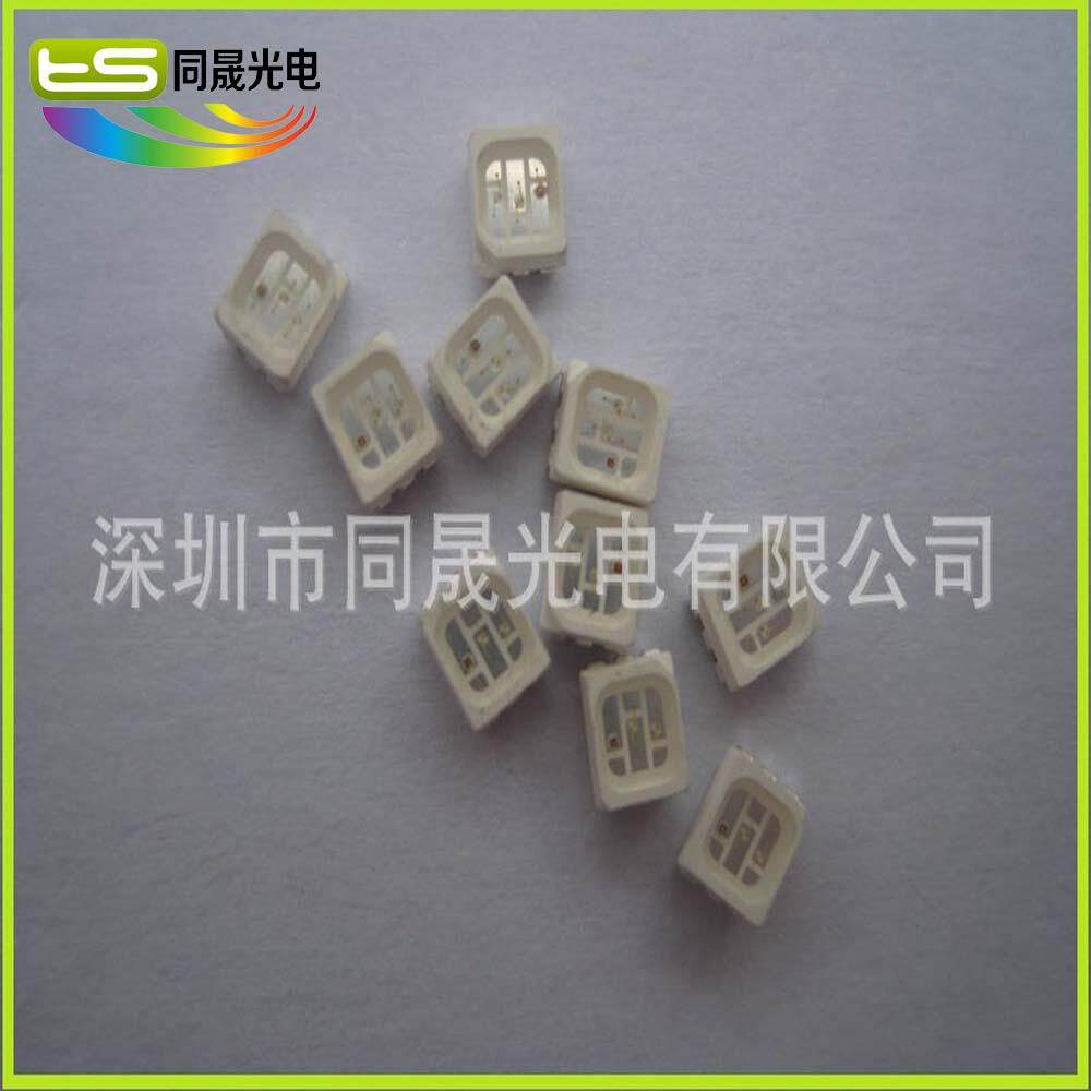 厂家销B售贴片352RG六脚彩灯珠贴片3528红绿全蓝6脚全彩LE8DNEX灯