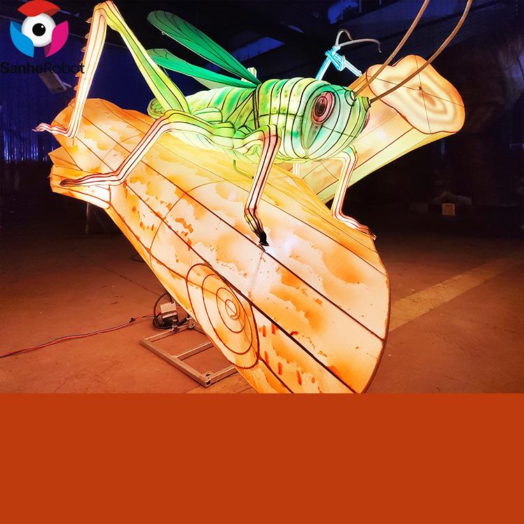 仿真动物昆虫彩灯造型灯会城市景区夜游项目产品手工制作三合智能