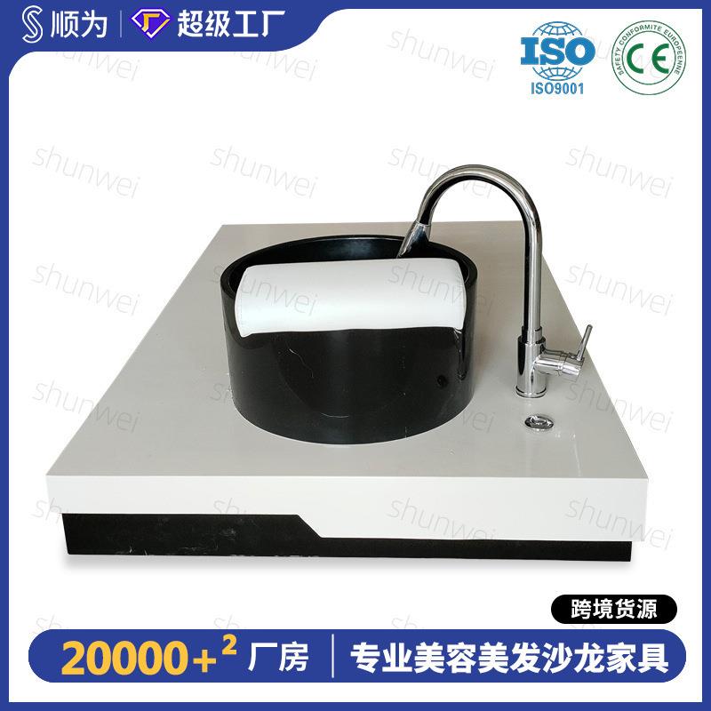 电动美甲足疗沙发底座沐足按摩修脚养生馆足疗店做脚台陶瓷盆
