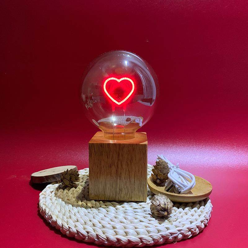 玻璃气氛灯 玻璃灯 爱心灯泡灯 桌面装饰小夜灯,五金/工具,五金工具箱/五金收纳箱,淘宝优惠券,粉丝福利购,淘宝优惠卷
