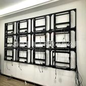 5晶5寸显示屏加厚支架MUE液晶拼接护屏前维支伸架液屏支架缩壁挂