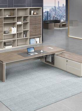 老板桌办公办桌简约现大MFM-001代办公裁室总桌班台总经理主管公