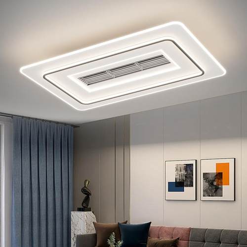 形静音双风888轮无叶风扇灯电全光谱隐护眼客厅卧室餐顶厅吸扇灯