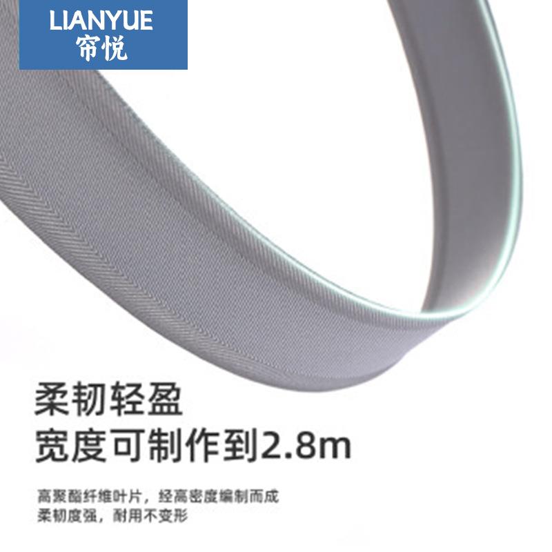布百叶帘防水朗丝帘厂办家窗室帘卫生光间公遮阳卷帘遮百1781叶窗