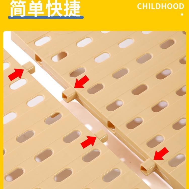 床幼F965TJJ9儿园叠专用床叠叠床家庭塑料休午可折床单人儿童午睡