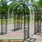 饰铁艺葡FRX形萄蔷园薇月季 新款 拱门花架爬藤架户外花拱庭院装 花