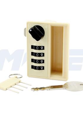 MAK机械E密MK706码锁文件柜密码锁更衣柜四位码锁M7K0密6