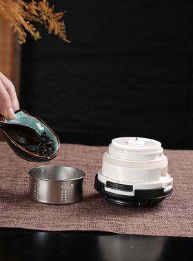 316家用焖温茶壶泡NOG老茶闷壶不锈钢茶水分离保水壶大白容量泡茶