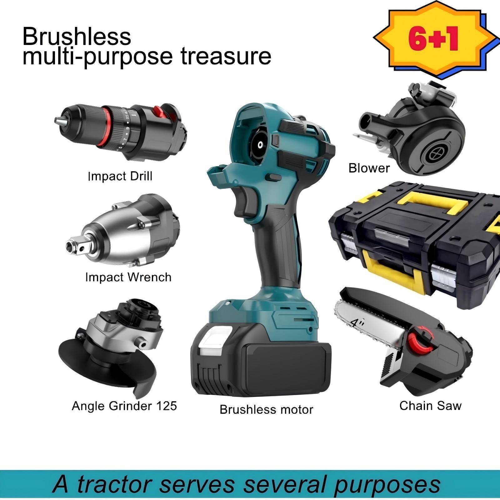 木电动工套装多功充电钻家用园林工锂电组能合具套装万用YNS宝多