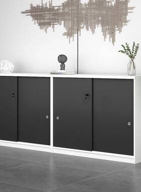 办公文柜矮柜柜木质件带锁抽屉资料柜储物隔断室柜收纳柜NNH办公