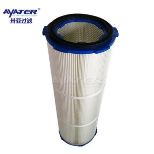 卅亚卡过滤六DDL耳盘PTFE覆膜折叠聚酯维除尘纤253*660滤筒