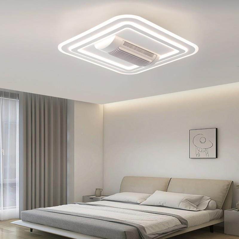 2简叶025新款客31038厅无风扇灯大风顶力智能吊扇灯护眼约卧室一