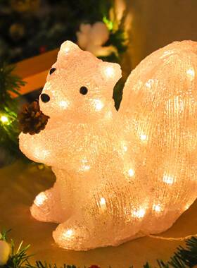 灯亚克商力UXK造型企鹅蘑松鼠装饰灯圣诞节菇户外庭院场彩灯厂家