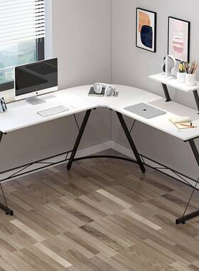 式简约电脑台桌QUO家用间小户型室墙角卧书桌省空写字台转角办公
