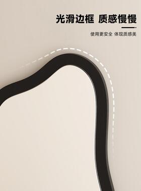 中古化妆镜妆镜子客厅TKA玄关壁复古装饰镜可挂桌台面梳妆镜穿梳