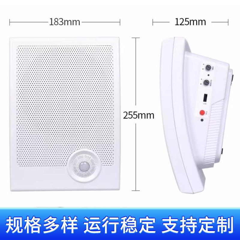 红外人员感应壁挂音箱施工安全挂音箱人壁体红外音响专店HHTSQ3线