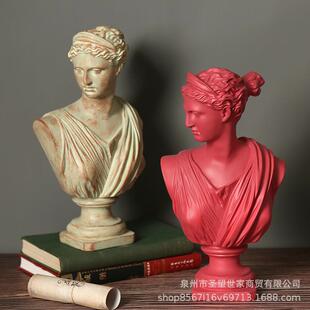 阿波罗纳斯雕维厅像办公室客现代简YNI约工艺装饰品树脂人物雕塑
