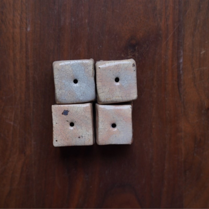 小糖方 粉引盖置香插 钟友健 手作