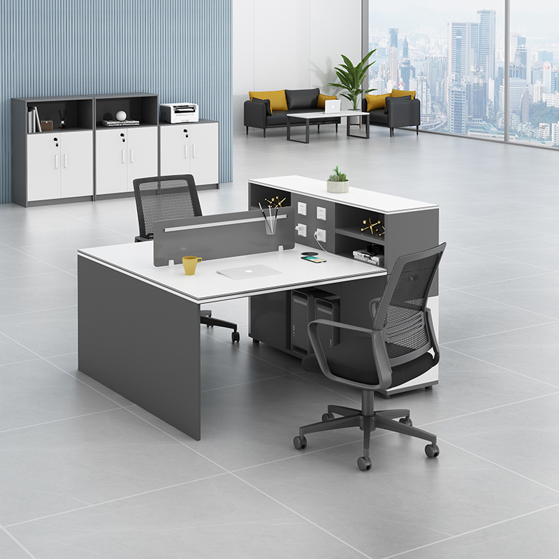 简约现代职员办公桌椅人位办公室员工财务电脑桌卡座工位