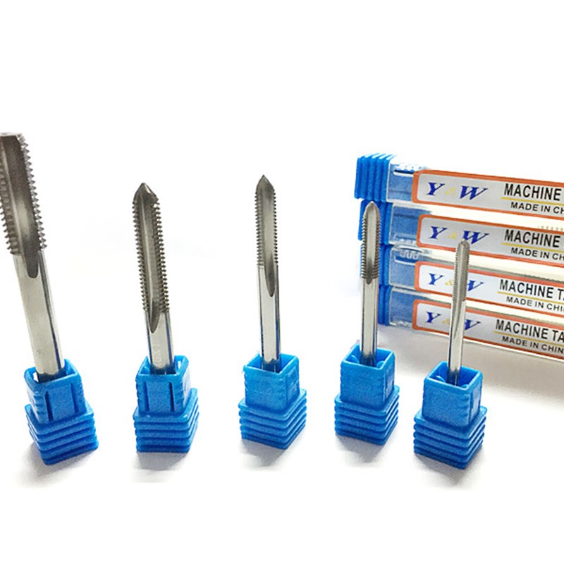 整体硬质合金 钨钢机用丝锥 超硬丝攻直槽螺旋铣牙刀