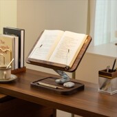 实木阅读架看书支架桌面升降阅读书架儿童学生多功能木质读书支架