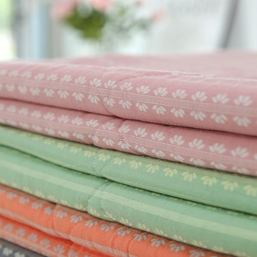 高档提花水洗棉夏凉被夏季全棉空调被薄款棉花被学生宿舍可水洗