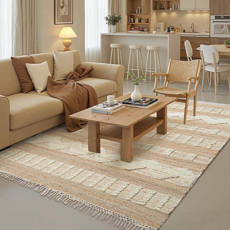 印度原装手工编织黄麻地毯客厅流苏地垫绳编阳台落地窗民宿地毯,3C数码配件,其它配件,淘宝优惠券,粉丝福利购,淘宝优惠卷