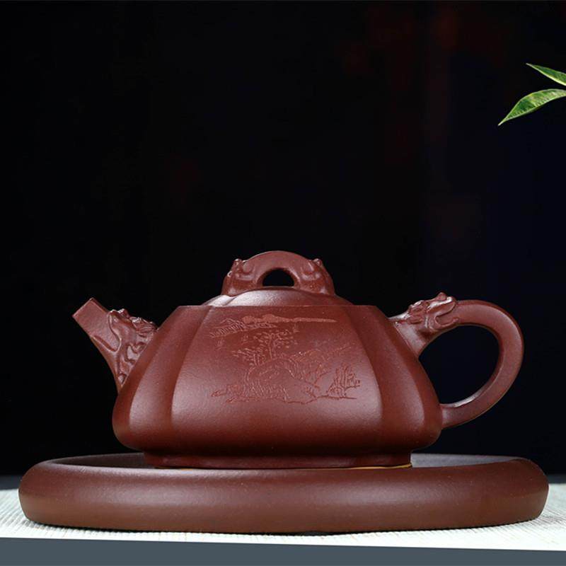宜兴紫砂壶原矿紫泥低槽青抽角石瓢壶四方石瓢壶陶刻全手茶壶,五金/工具,五金工具箱/五金收纳箱,淘宝优惠券,粉丝福利购,淘宝优惠卷