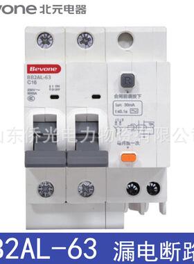 北京北元BB2AL-63 1P2P3P+N4P16A20A32A40A63A漏电保护器断路器