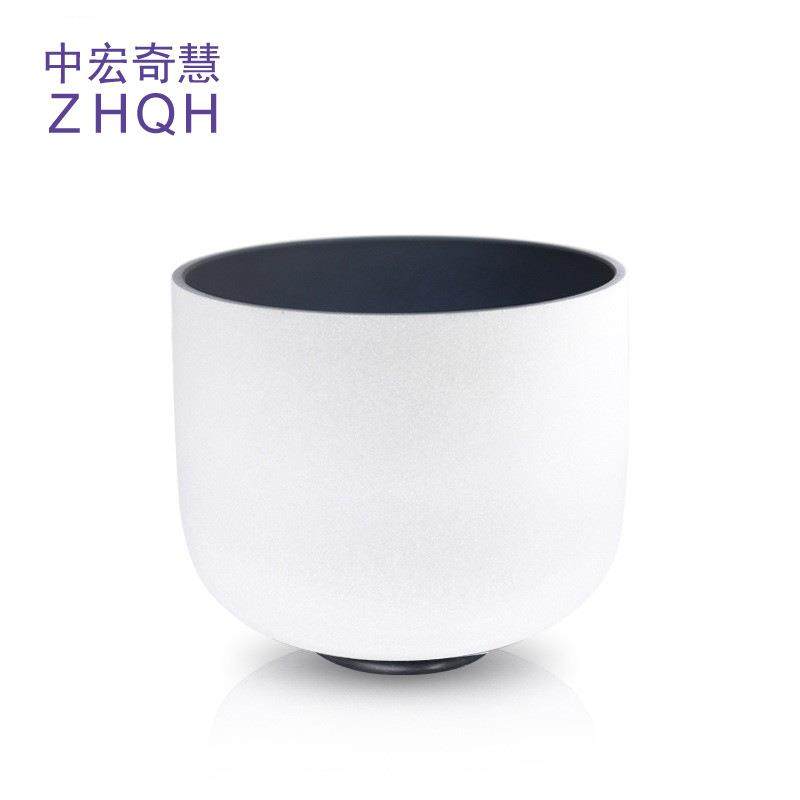 星空灰石英水晶唱歌碗用于声音冥想和愈合唱碗