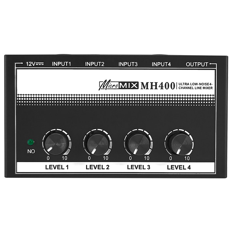 4路独立运放混音器独立输入音量控制前级放大调音台