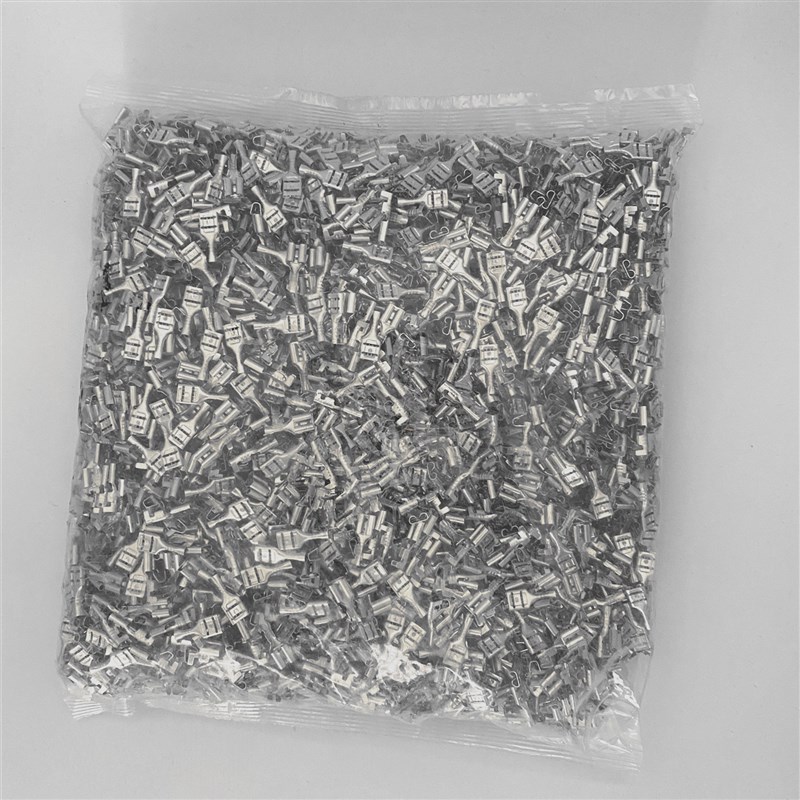 4.8插簧端子 冷压端子 接插件 压线端头4.8*0.5插簧端0.25mm