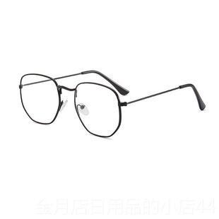 高档男士覆古金属框，小方镜框，防蓝光辐处射，近视，女士镜方眼