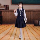 高档元 歌旦红大比合唱团服装 中小学出生表演运动会儿童赛朗诵演讲