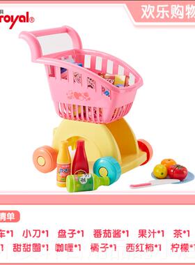 正品yTo车royal皇室礼物购物女孩市小手推车过家家玩超具
