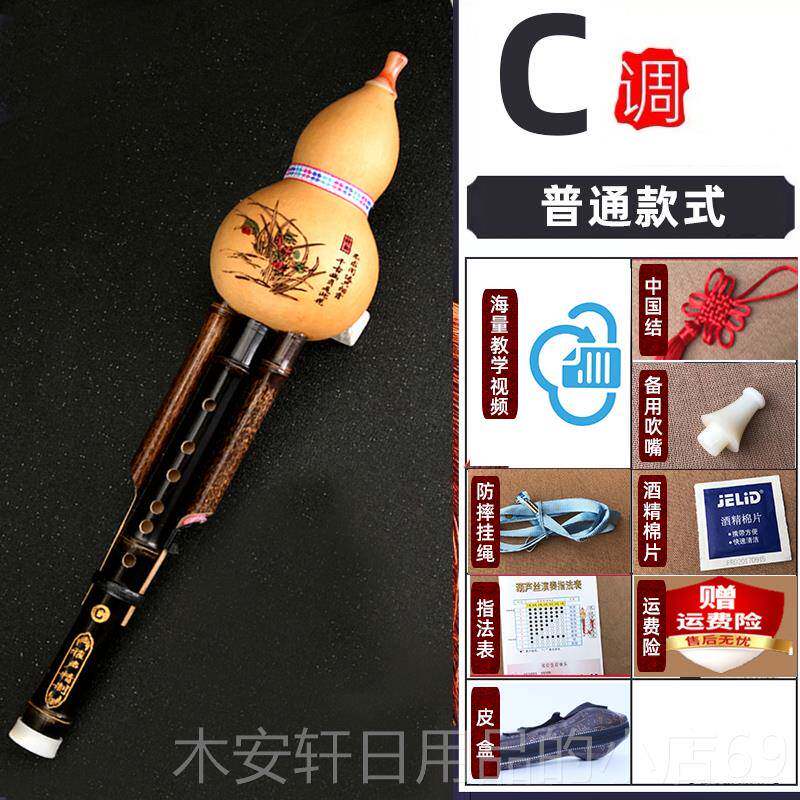 正品天紫竹成葫芦丝人初学者降b调中小学生c零调然基础入门考级入