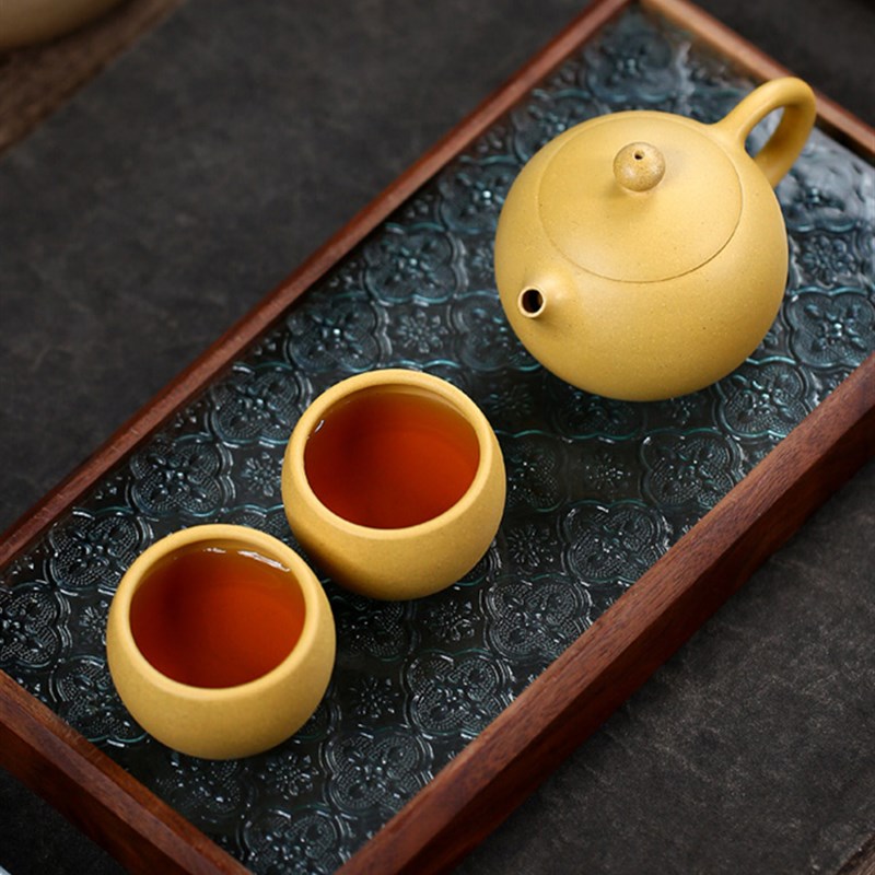 高端手工宜兴紫砂壶家用手工泡茶壶办公室西施壶礼盒装功夫茶具