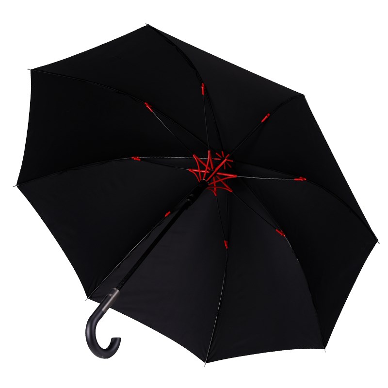 自动雨伞长伞加大号加固结实纤维伞骨抗风暴雨男女通用弯钩长柄伞
