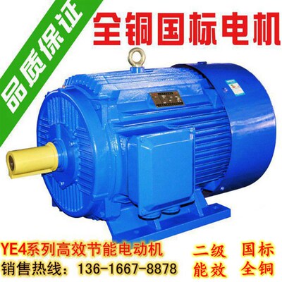 YE4三相异步电动机11/15/18.5/22/30/37/55千瓦45KW国标380V电机