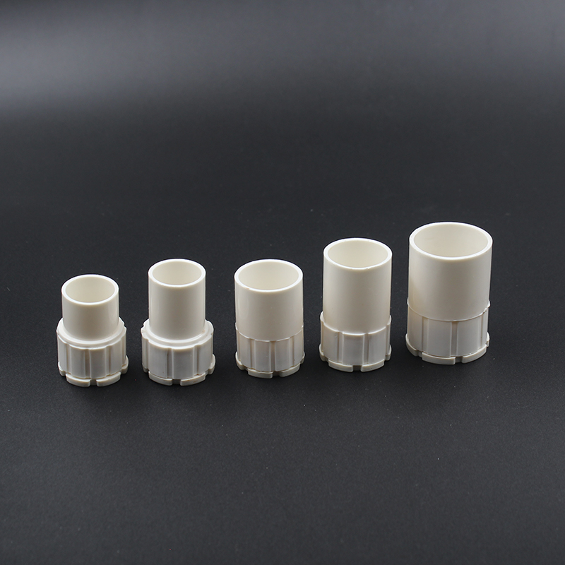 PVC1 20  32 3分分分国标电线管锁扣锁母底盒盒接 杯梳200个