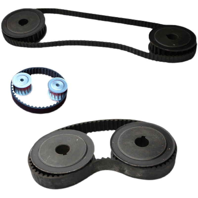 聚氨酯钢丝同步带HTD5M510 5M515 5M520 5M5同步带同步轮配成