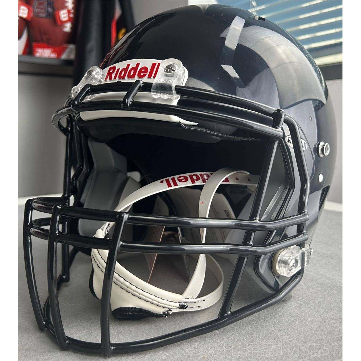 正品RIDDELL美础式橄榄球安全帽青少年橄榄安C全帽VITOR基款轻儿