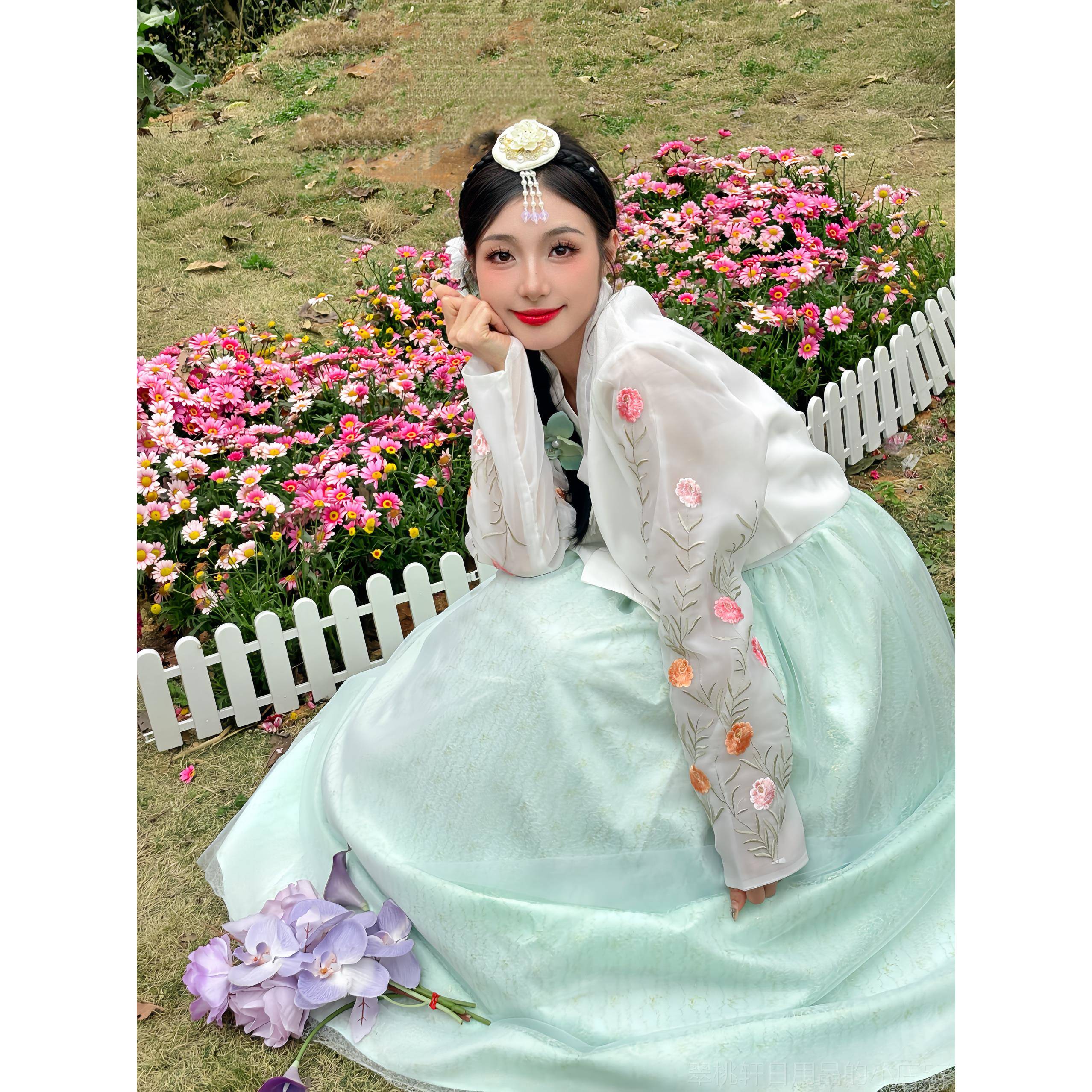 正品韩古服宫廷礼服日常统演出传女士朝鲜民族服舞台表演出装超仙