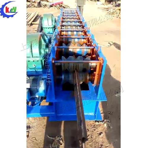 废旧脚手架压方管机 脚手架48圆管压方管设备 全自动管材压方机