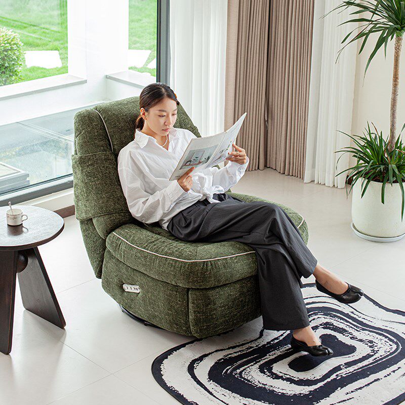 未圆单人功能沙发电动客厅卧室阳台可躺调节旋转按摩懒人休闲躺椅